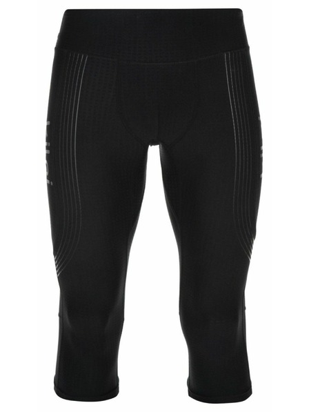 Kilpi Jambiere de alergare 3/4 pentru bărbați Kilpi TERRY-M Negru