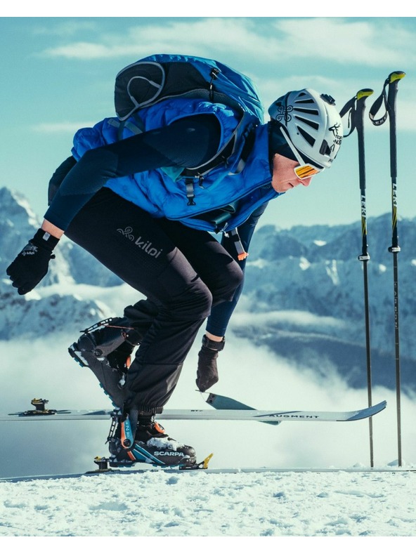 Kilpi Jambiere pentru schi-touring pentru bărbați Kilpi BRISTEN-M Negru