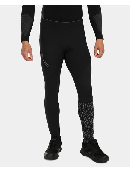 Kilpi Jambiere de alergare pentru bărbați Kilpi ALEXO-M Negru