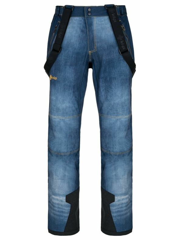 Kilpi Pantaloni de schi softshell pentru bărbați Kilpi JEANSO-M Albastru închis