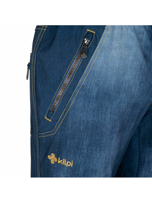 Kilpi Pantaloni de schi softshell pentru bărbați Kilpi JEANSO-M Albastru închis