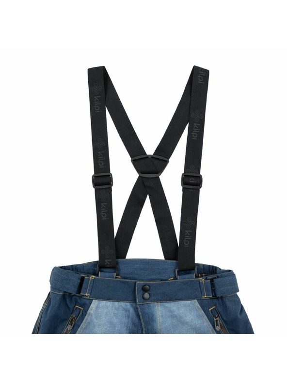 Kilpi Pantaloni de schi softshell pentru bărbați Kilpi JEANSO-M Albastru închis