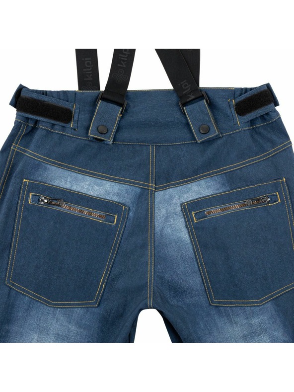 Kilpi Pantaloni de schi softshell pentru bărbați Kilpi JEANSO-M Albastru închis