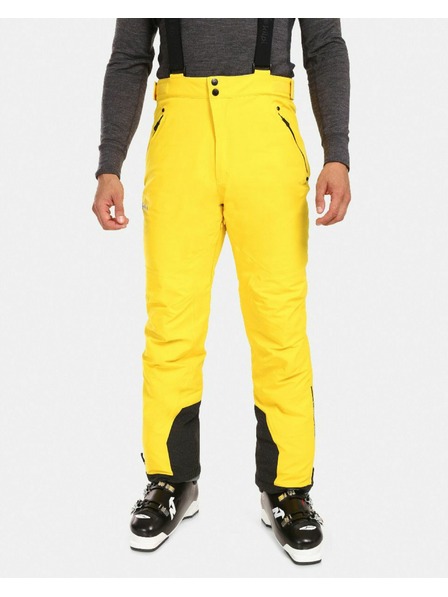 Kilpi Pantaloni de schi pentru bărbați Kilpi METHONE-M Galben