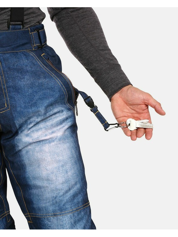 Kilpi Pantaloni de schi pentru bărbați Kilpi DENIMO-M Albastru Închis