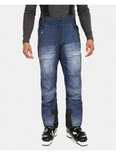 Kilpi Pantaloni de schi softshell pentru bărbați Kilpi JEANSO-M Albastru închis