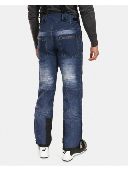 Kilpi Pantaloni de schi softshell pentru bărbați Kilpi JEANSO-M Albastru închis