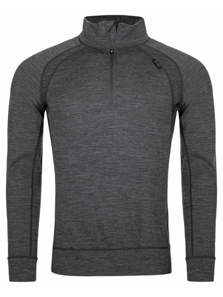 Kilpi Lenjerie termică din lână pentru bărbați Kilpi JAGER-M Gri închis