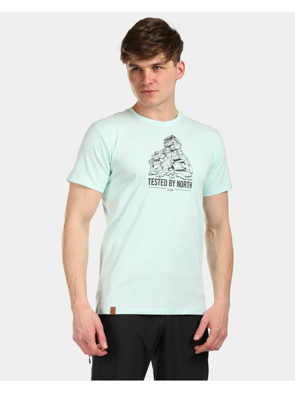 Kilpi Tricou de bumbac pentru bărbați Kilpi DISCOVER-M Mentol