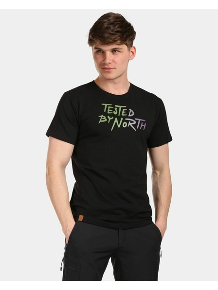 Kilpi Tricou de bumbac pentru bărbați Kilpi DISCOVER-M Negru