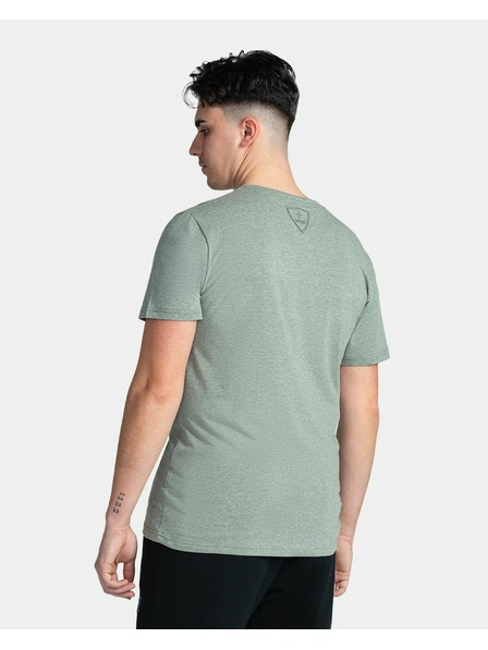Kilpi Tricou din bumbac pentru bărbați Kilpi PORTELA-M Verde închis