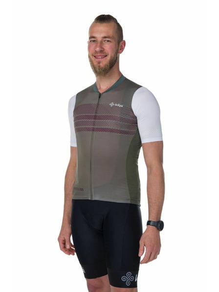 Kilpi Tricou de ciclism pentru bărbați Kilpi ALVI-M Khaki