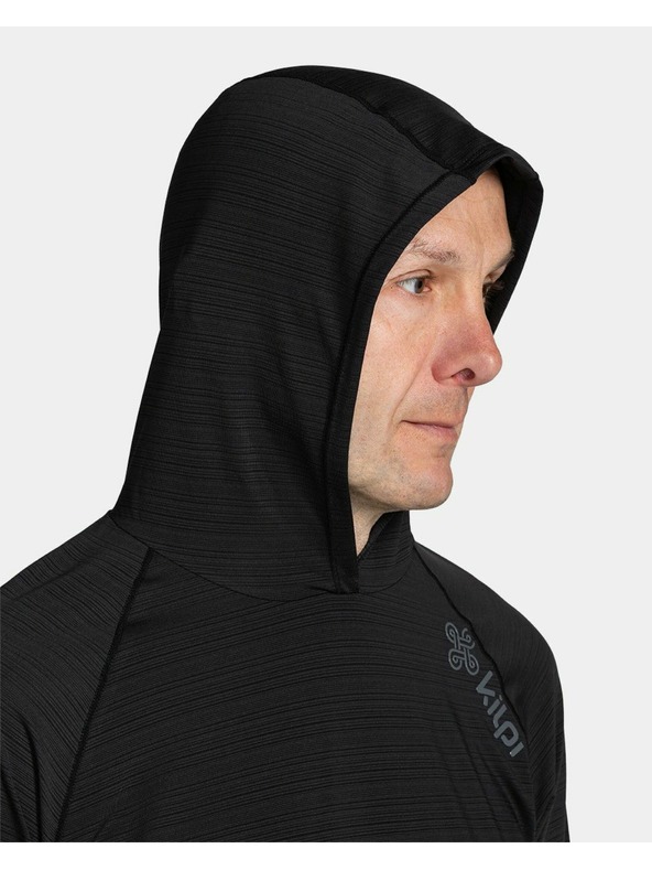 Kilpi Tricou funcțional cu mânecă lungă pentru bărbați Kilpi AILEEN-M Negru