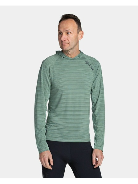 Kilpi Tricou funcțional cu mânecă lungă pentru bărbați Kilpi AILEEN-M Verde închis