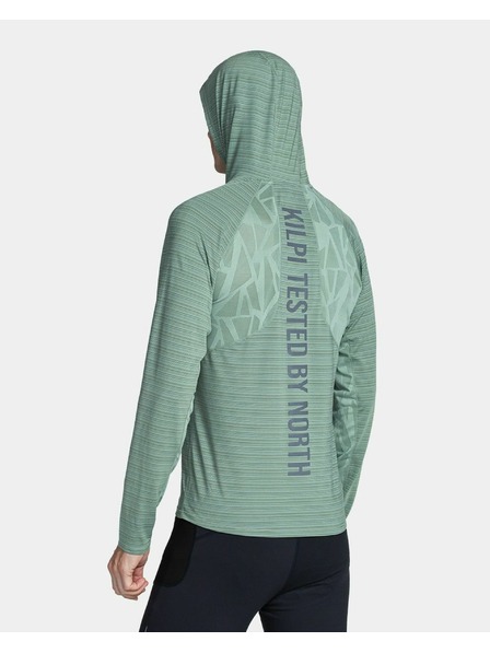 Kilpi Tricou funcțional cu mânecă lungă pentru bărbați Kilpi AILEEN-M Verde închis