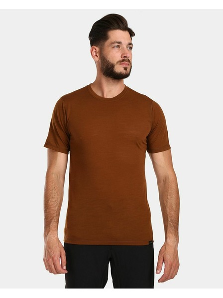 Kilpi Tricou din lână merino pentru bărbați Kilpi SLOPER-M Maro