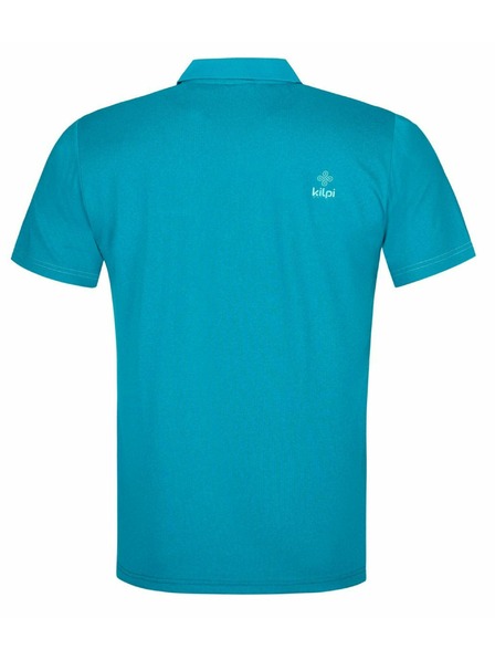 Kilpi Tricou polo funcțional pentru bărbați Kilpi COLLAR-M Turcoaz