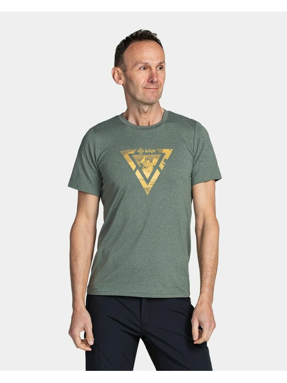 Kilpi Tricou tehnic pentru bărbați Kilpi LISMAIN-M Verde Închis