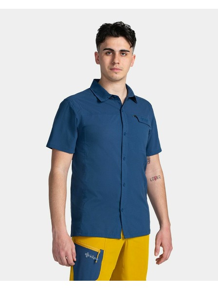 Kilpi Cămașă outdoor pentru bărbați Kilpi BOMBAY-M Albastru Închis