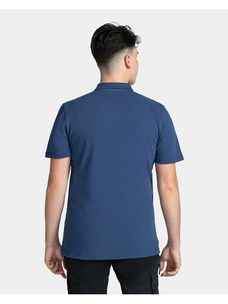 Kilpi Tricou polo din bumbac pentru bărbați Kilpi VILAR-M Albastru Închis