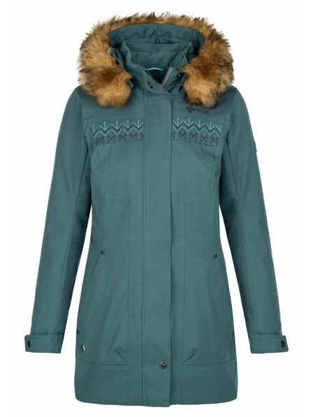Kilpi Palton de iarnă pentru femei Kilpi PERU-W Verde Închis