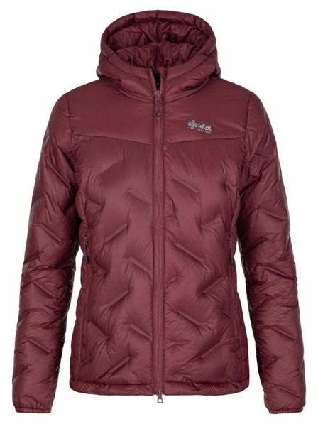 Kilpi Jachetă cu puf pentru femei Kilpi ALBERTA-W Roșu închis
