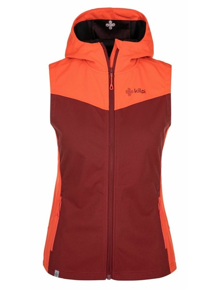 Kilpi Vestă softshell pentru femei Kilpi CORTINA-W Roșu închis