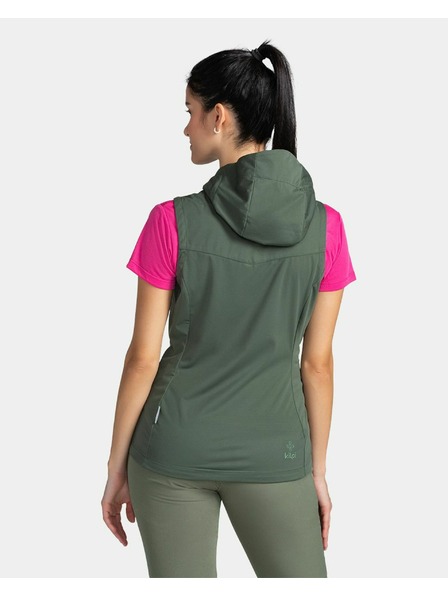 Kilpi Vestă softshell pentru femei Kilpi MONILEA-W Verde închis