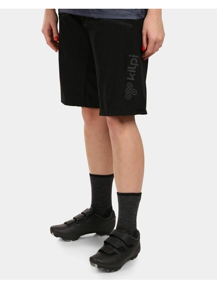 Kilpi Pantaloni scurți de ciclism pentru femei Kilpi TRACKEE-W Negru
