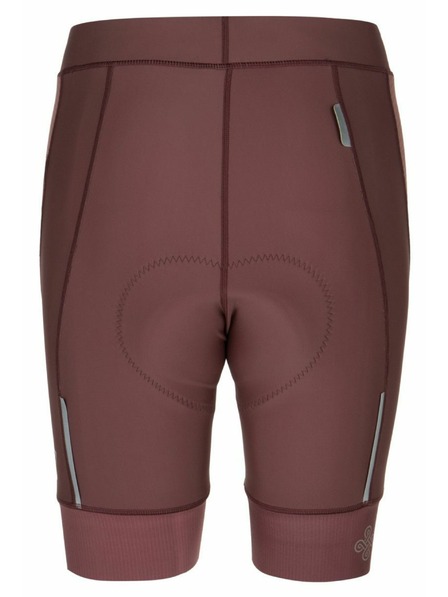 Kilpi Pantaloni scurți de ciclism pentru femei Kilpi PRESSURE-W Roșu închis