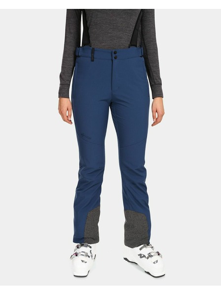 Kilpi Pantaloni de schi Softshell pentru femei Kilpi RHEA-W Albastru închis