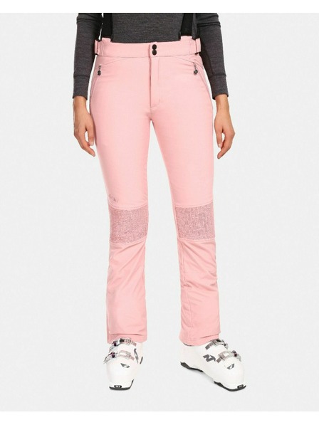 Kilpi Pantaloni softshell de schi pentru femei Kilpi DIONE-W Roz Deschis
