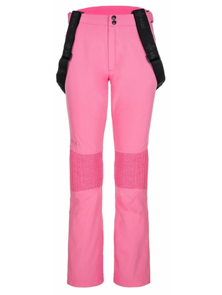 Kilpi Pantaloni softshell de schi pentru femei Kilpi DIONE-W Roz