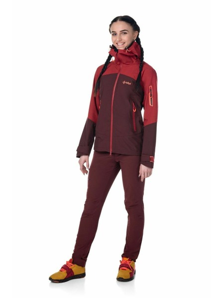 Kilpi Pantaloni outdoor pentru femei Kilpi BRODELIA-W Roșu Închis