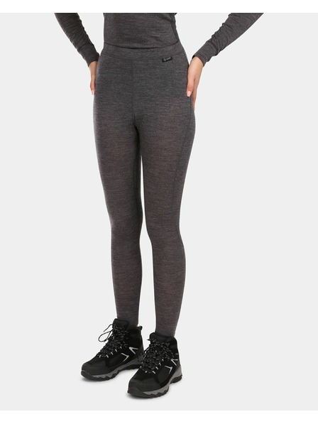 Kilpi Lenjerie termică pentru femei Kilpi MAVORA BOTTOM-W Gri închis