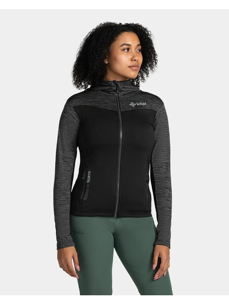 Kilpi Hanorac sport cu glugă pentru femei Kilpi SEVELEN-W Negru