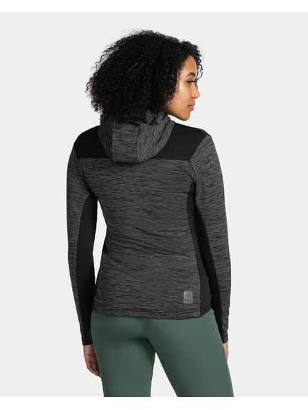 Kilpi Hanorac sport cu glugă pentru femei Kilpi SEVELEN-W Negru