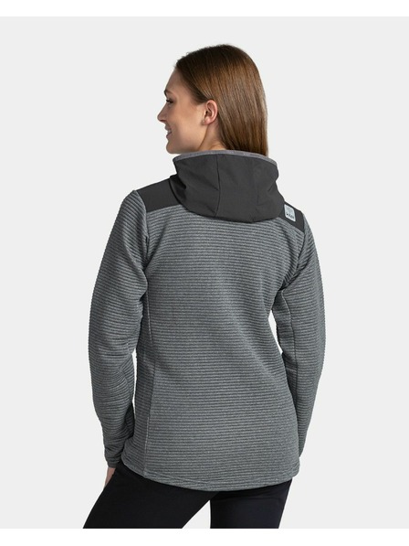 Kilpi Hanorac sport cu glugă pentru femei Kilpi TANALI-W Gri Închis
