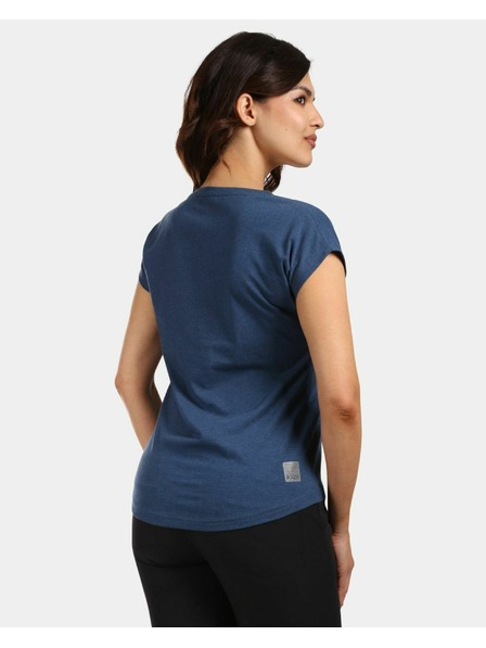 Kilpi Tricou din bumbac pentru femei Kilpi ROANE-W Albastru închis