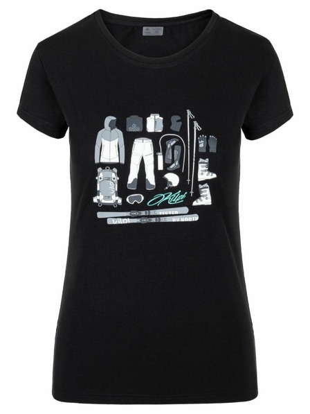 Kilpi Tricou cu mânecă scurtă pentru femei Kilpi TORNES-W Negru