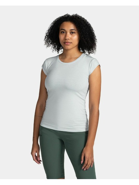 Kilpi Tricou din bumbac pentru femei Kilpi PROMO-W Gri deschis