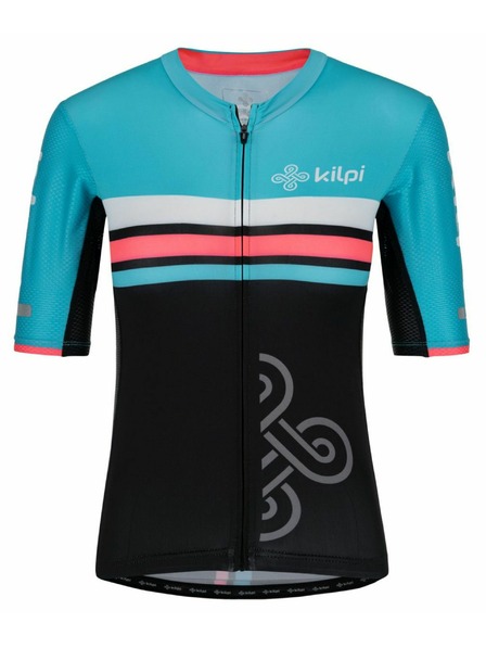 Kilpi Tricou de ciclism de echipă pentru femei Kilpi CORRIDOR-W Albastru deschis