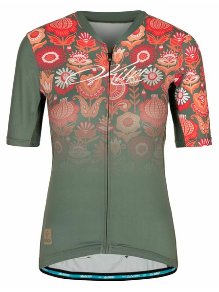 Kilpi Tricou de ciclism pentru femei Kilpi ORETI-W Khaki