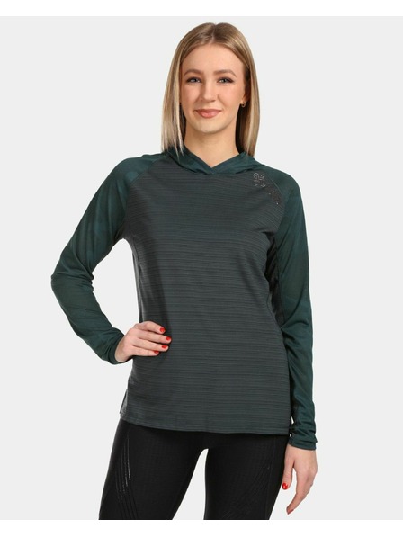 Kilpi Tricou de alergare pentru femei Kilpi AILEEN-W Verde închis
