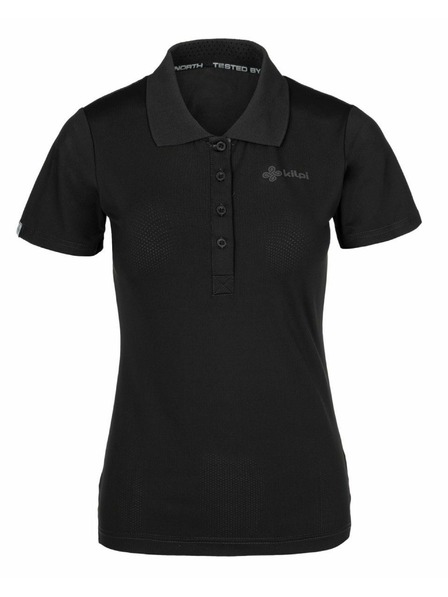 Kilpi Tricou polo pentru femei Kilpi COLLAR-W Negru