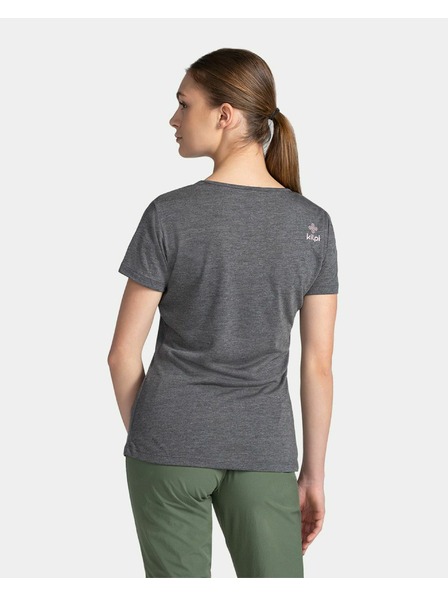 Kilpi Tricou funcțional pentru femei Kilpi GAROVE-W Gri închis