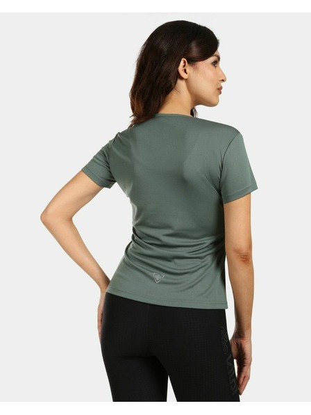 Kilpi Tricou funcțional pentru femei Kilpi DIMA-W Khaki