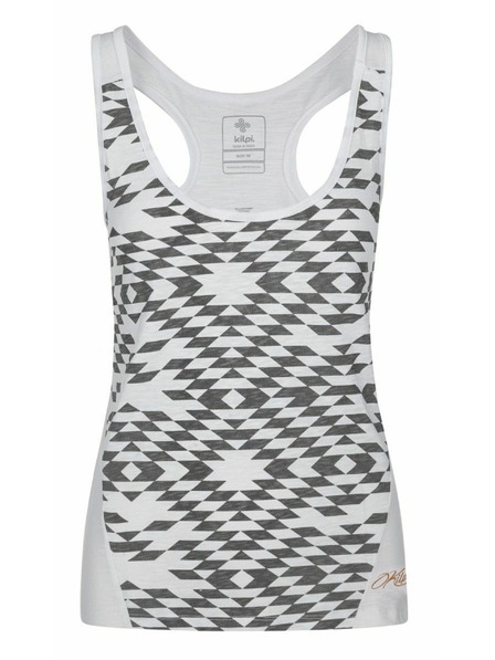 Kilpi Top din bumbac pentru femei Kilpi NICA-W Alb