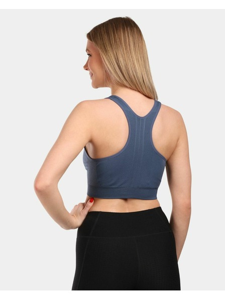 Kilpi Sutien sport fără cusături pentru femei Kilpi WINIE-W Albastru închis