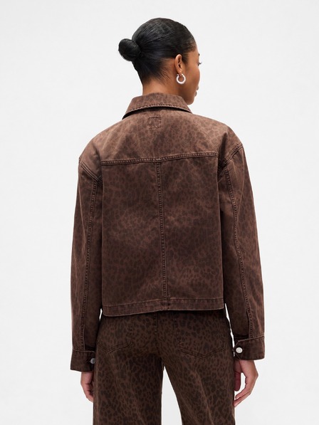 GAP Geacă din denim crop GAP